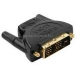 AudioQuest HDM/DVIF2M HDMI Type A aljzat - DVI dugó aranyozott csatlakozós adapter (HDM/DVIF2M) (HDM/DVIF2M)