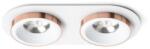 Rendl light studio SHARM R II süllyesztett lámpa fehér réz 230V LED 2x10W 24° 3000K (R13240)