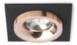 Rendl light studio SHARM SQ I süllyesztett lámpa fekete réz/réz 230V LED 10W 24° 3000K (R13253) - kontaktor