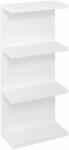 SAPHO RIWA Polcos szekrény, 30x70x15 cm, fényes fehér (RIW300-0030) (RIW300-0030)