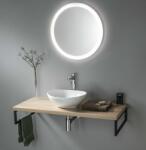 Sapho AQUALINE VEGA mosdótartó pult, 97, 5x45cm, platina tölgy (VG700) (VG700)