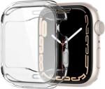 Apple Watch 7 (41mm), Szilikon védőkeret, ütésálló, szíj nélkül, Spigen Ultra Hybrid, átlátszó - ionstore