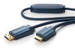 clicktronic kábel Displayport (apa) - HDMI (apa) 20 m (Full HD) (70726)