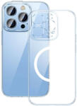 Baseus Crystal iPhone 14 Pro Max Átlátszó mágneses tok és üvegfólia - szalaialkatreszek