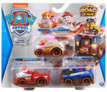 Paw patrol Set 3 Figurine cu Vehicul Paw Patrol True Metal 1: 55 - Chase, Marshall si Skye (778988335703) Figurina
