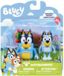 Moose Set 2 figurine Bluey - Bluey & Bandit, Skateboard (630996130421) Figurina