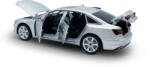 TAYUMO Audi A6 (C8) 2019 Silver cu led-uri, sunete, suspensii (32140015)