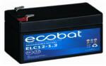 Ecobat Baterie / acumulator 12V 1.3Ah Ecobat ELC12-1.3 (ELC12-1.3)