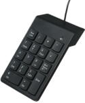 Gembird Tastatura KPD-U-03 USB numeric keypad, Black (KPD-U-03) - vexio