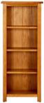 vidaXL Bibliotecă cu 4 rafturi, 45x22x110 cm, lemn masiv de stejar (331740) Biblioteca