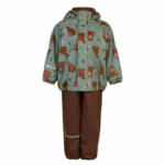 CeLaVi Bear Cub 120 - Set jacheta+pantaloni impermeabil cu fleece, pentru vreme rece, ploaie si vant - CeLaVi (6564)