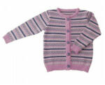 Iobio Popolini Vintage Rose 74/80 - Limited Edition - Cardigan din lana merinos tricotata - Iobio (7640)