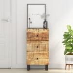 vidaXL Servantă cu 3 sertare, 40x33, 5x75 cm, lemn masiv de mango (352905) Comoda