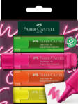 Faber-Castell Set 4 textmarkere superfluorescente Gen Z Faber-Castell FC254600, cutie carton (FC254600)
