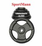 Sportmann Greutate cauciucata 10kg/31mm Sportmann (SM1138) - sport-mag