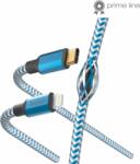 Hama FIC USB-C apa - Lightning apa 2.0 Adat és töltő kábel - Kék (1, 5m) (201561)