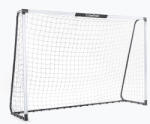 OneTeam One poartă de fotbal 300 x 200 cm din oțel galvanizat alb/negru