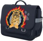 Jeune Premier Iskolai aktatáska It Bag Midi Tiger Flame Jeune Premier ergonomikus luxus kivitel 30*38 cm (JPITD23191)