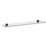 Laufen Frame 25 víztiszta üvegpolc 60x12 cm matt fekete rögzítővel H4475829004501 (H4475829004501)