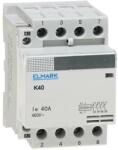 Elmark K40 moduláris kontaktor (mágneskapcsoló) 63A, 230V, 2NO+2NC (23425)