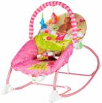Majlo Toys Egér alakú, vibráló 3 az 1-ben baba pihenőszék - rózsaszín