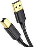 UGREEN US135 USB 2.0 AB nyomtatókábel, aranyozott, 2 m (fekete) - szalaialkatreszek