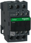  Schneider Electric, TeSys D, LC1D38B7, Mágneskapcsoló, 18, 5kW/38A (400V, AC3), 24V AC 50/60 Hz vezerlés, 1Z+1Ny, csavaros csatlakozás, TeSys D (Schneider LC1D38B7) (LC1D38B7)