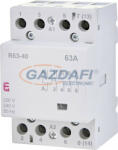 ETI 002463450 R63-40 230V AC moduláris mágneskapcsoló, 63A, 3 modul, 4xZ (4xNO) érintkező