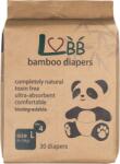 Monkey Mum® Scutece de unică folosință din bambus L (9 - 14 kg) (P00918)