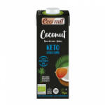 EcoMil Bio Keto kókuszital cukormentes 1 l