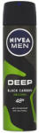 Nivea Men Deep Black Carbon Amazonia 48h deo spray 150 ml