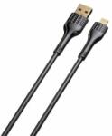 LDNIO LS652 USB-A - Lightning kábel 30W 2m sötétszürke (5905316144279)