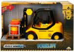 Sunman Stivuitor cu butoaie lumini si sunete, Maxx Wheels, 1: 16, 24 cm, WY692A
