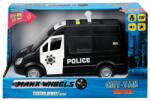 Sunman Masina de politie cu lumini si sunete Maxx Wheels, 1: 16, Negru