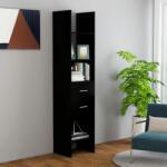vidaXL Bibliotecă, negru, 40x35x180 cm, PAL (803417) Biblioteca
