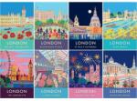 Ravensburger Puzzle Londra Vintage, 1000 Piese (RVSPA16960) - ookee Puzzle