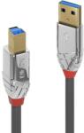 Lindy Кабел Lindy LNY-36662, от USB A(м) към USB B(м), 2m, сив (LNY-36662)