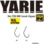 Yarie Jespa Carlige YARIE 729 MK HYPER Nr. 6 Barbless, 16buc/plic (Y727MKH06)