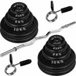 MOVIT Kétkezes súlyzó készlet 120 cm 65, 5 kg (20040771) - kokiskashop