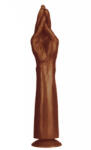STD Dildo Fisting Naughty Hand, PVC, Maro, 38.5 cm Dildo