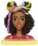 Barbie Barbie, Papusa de coafat, Culorile curcubeului neon - par cret, accesorii Color Reveal, set de joaca Papusa