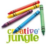 Creative Jungle Zsírkréta CREATIVE JUNGLE kerek hegyezett 12 színű (CFA2453) - homeofficeshop