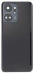 Huawei Honor X7a akkufedél (hátlap) kamera lencsével és ragasztóval, fekete (gyári)