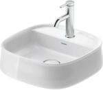 Duravit Zencha kerámia mosdótál 42x42 cm WonderGliss bevonattal, fehér 23744200711 (23744200711)
