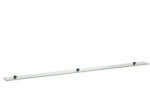 Laufen Frame 25 víztiszta üvegpolc 180x12 cm matt fekete rögzítővel H4475909004501 (H4475909004501)