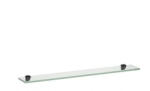 Laufen Frame 25 víztiszta üvegpolc 80x12 cm matt fekete rögzítővel H4475849004501 (H4475849004501)