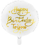 Partydeco Szülinapi fólia lufi 18" 45cm Happy Birthday (LUFI635666)
