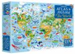 Usborne World Atlas And Jigsaw