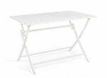 Bizzotto Masa pliabila aluminiu alb Elin 110x70x71 cm (0662503)