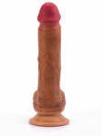 Orion Dual-layered - Dildo realist, maro, 21.5 cm Dildo